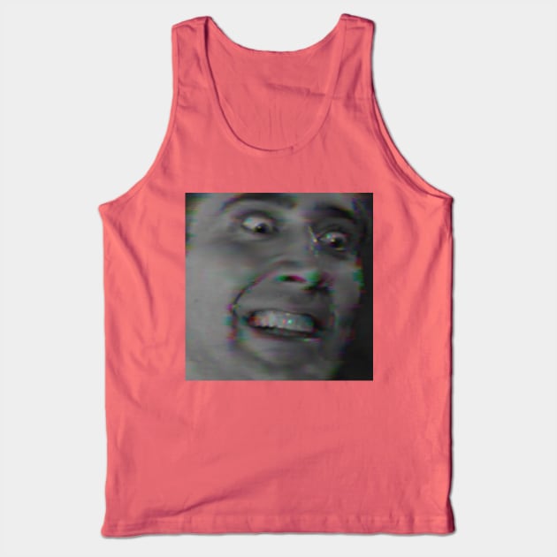 Glitcholas Cage Tank Top by Meowlentine